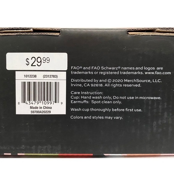 FAO Schwartz Travel Mug & Earmuffs Set - Picture 11 of 11